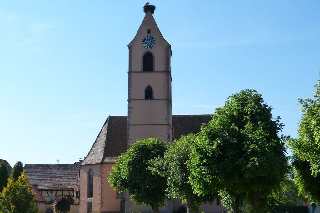 Blick auf die Christuskirche.